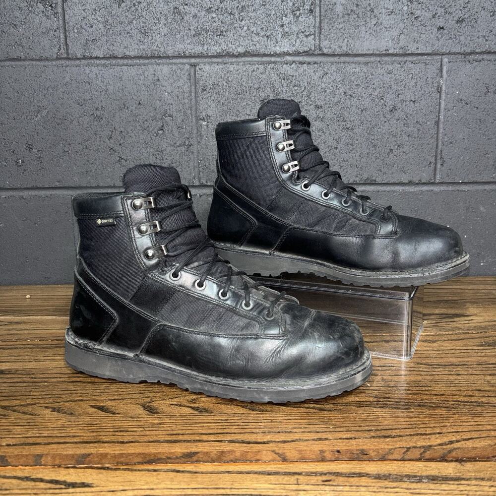 Danner Stalwart Men’s 11 D Black Leather Gore-Tex Vibram Tactical Work Boots